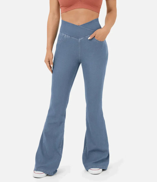 Jeans mit hoher Taille und Rundungen