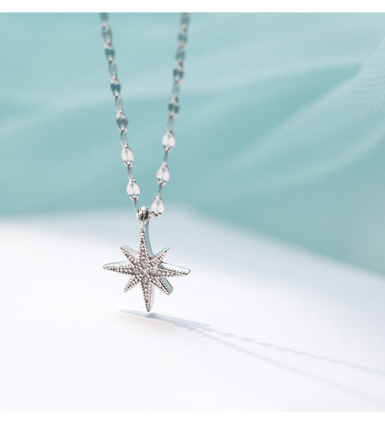 Damen Doppelte Mond Halskette