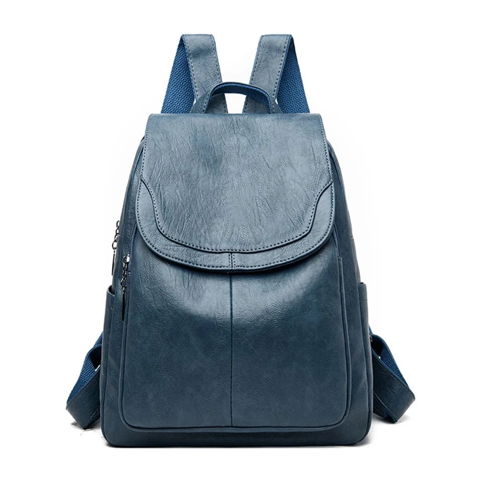 Damen Diebstahlsicherer Leder Rucksack