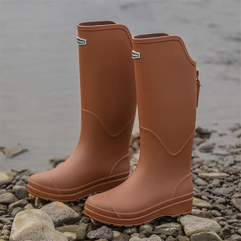 Hohe Damen Regenstiefel