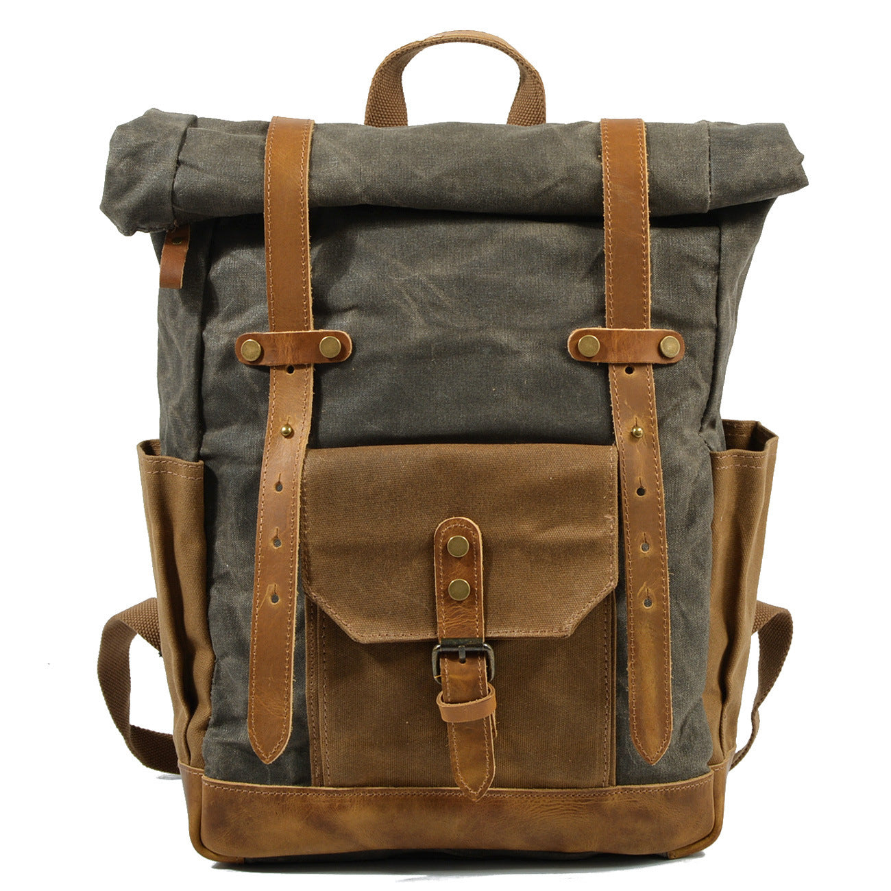Fudus | Retro Rucksack Mit Kontrastierenden Farben Und Wasserdichtem Design