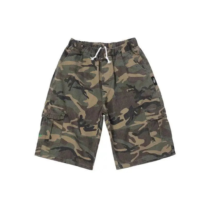 Herren Loose Street Camouflage Shorts