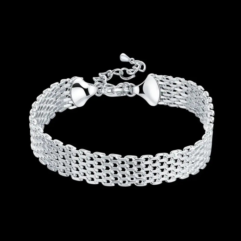 Damen Kettenarmband Aus 925 Sterling Silber