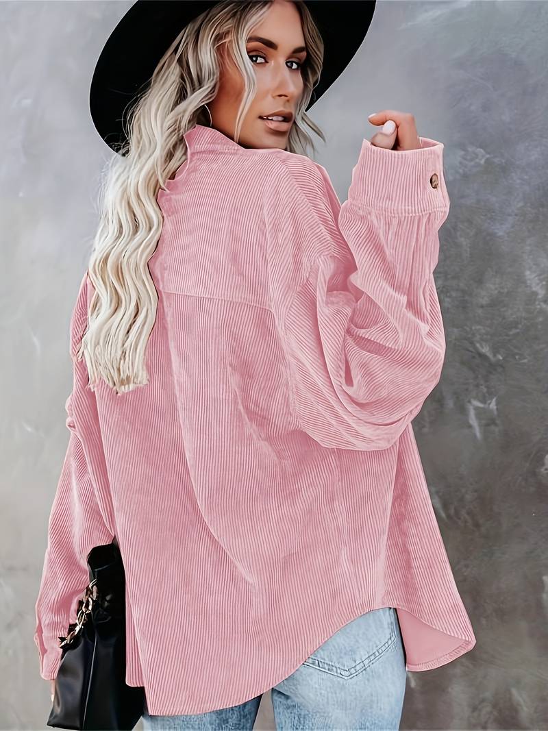 Fudus | Polo Aus Cordstoff Für Damen