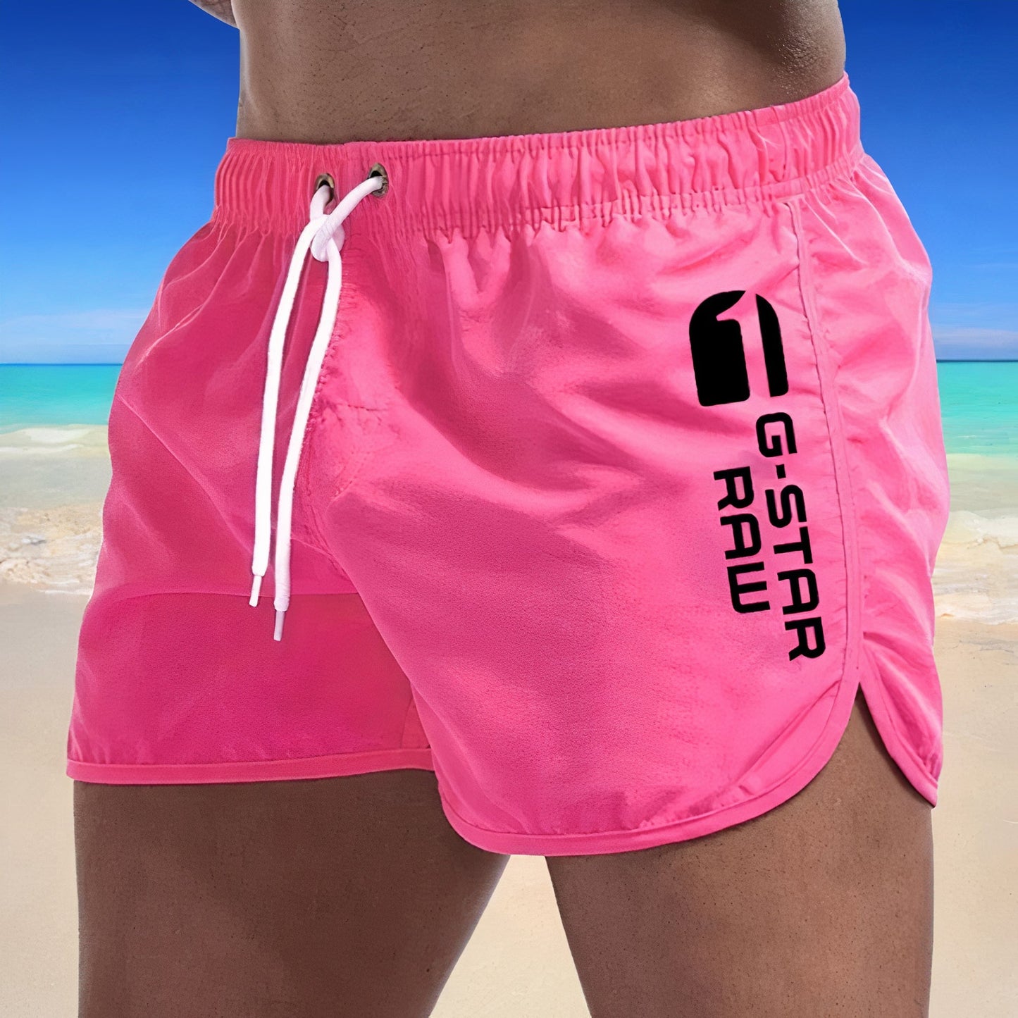 Herren Badehose Mit Schnelltrocknendem Stoff