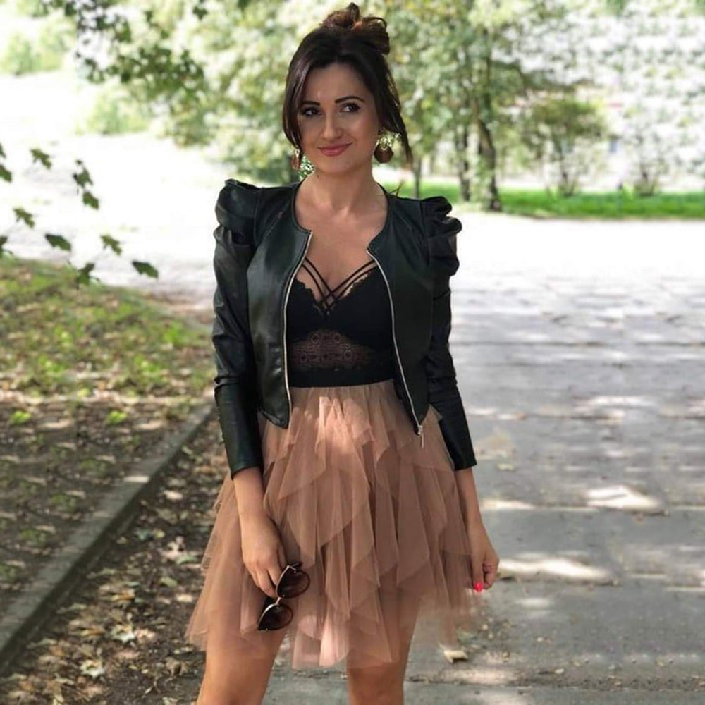 Lederjacke Damen Kurz Klassisch