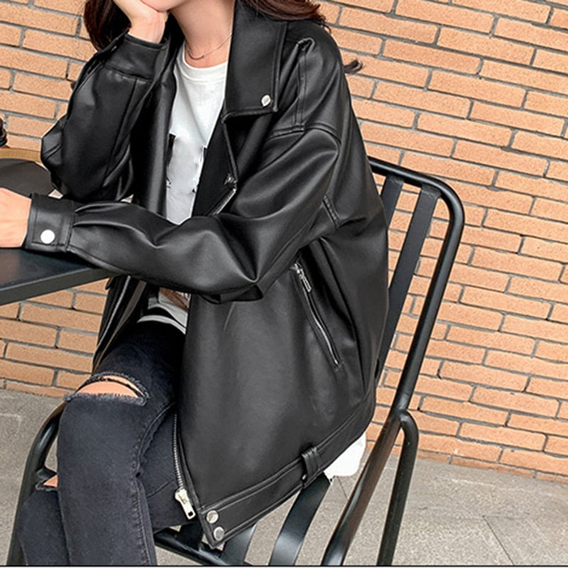 Fudus | Oversize Motorradjacke Für Damen