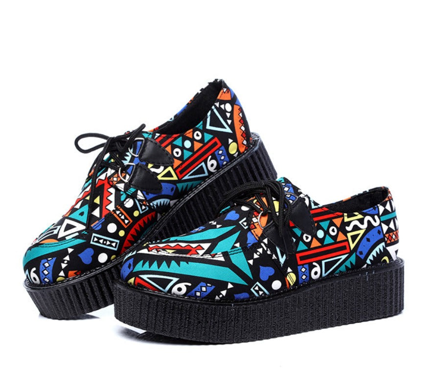 Fudus | Plattform Wildleder Schnür Creepers