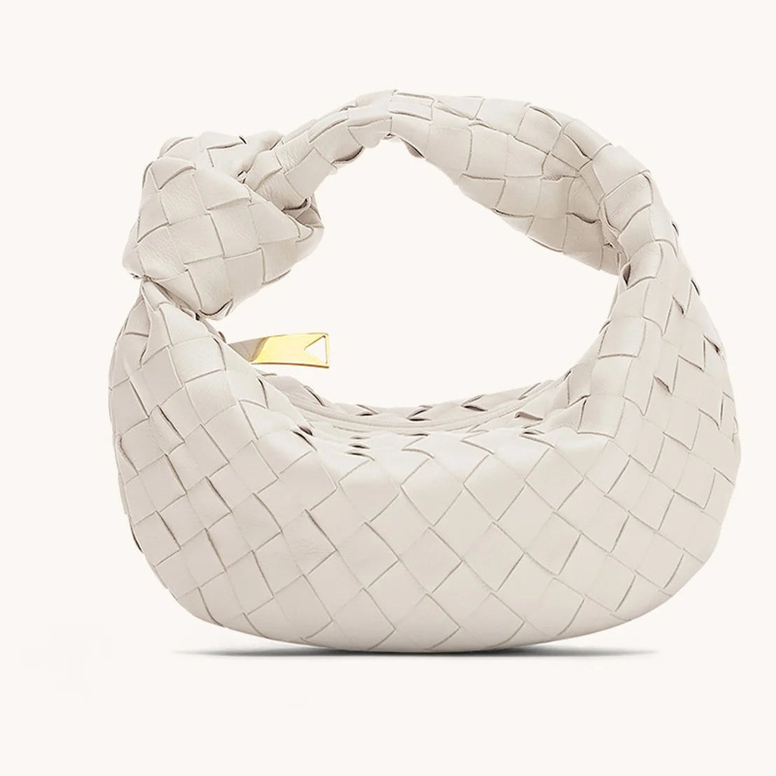 Fudus | Luxuriöse Geflochtene Handtasche Mit Knopfdetail