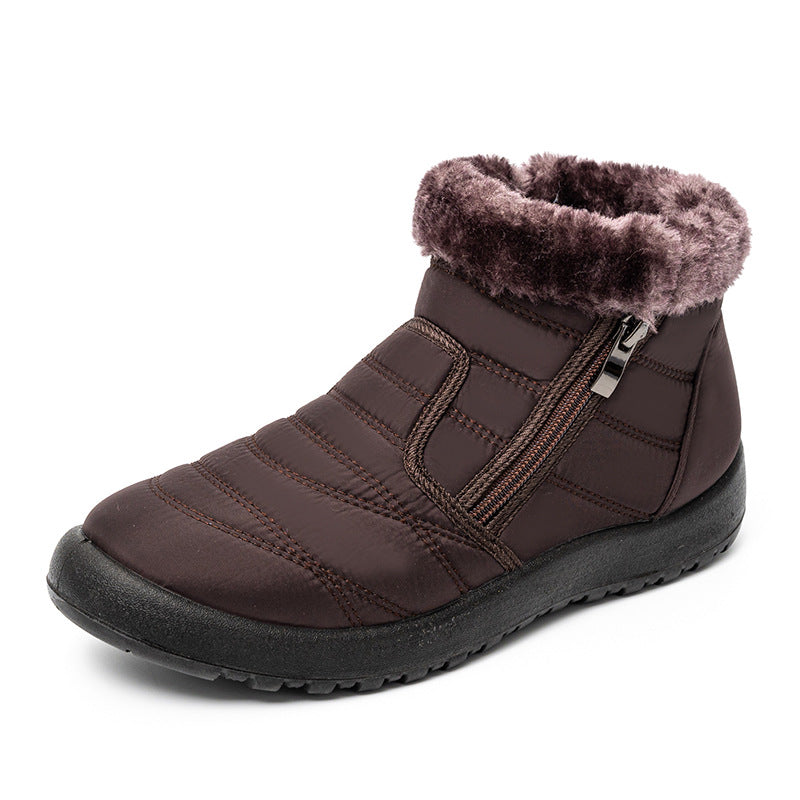 Damen Isolierte Winterboots mit rutschfester Sohle und praktischen Reißverschluss Fudus