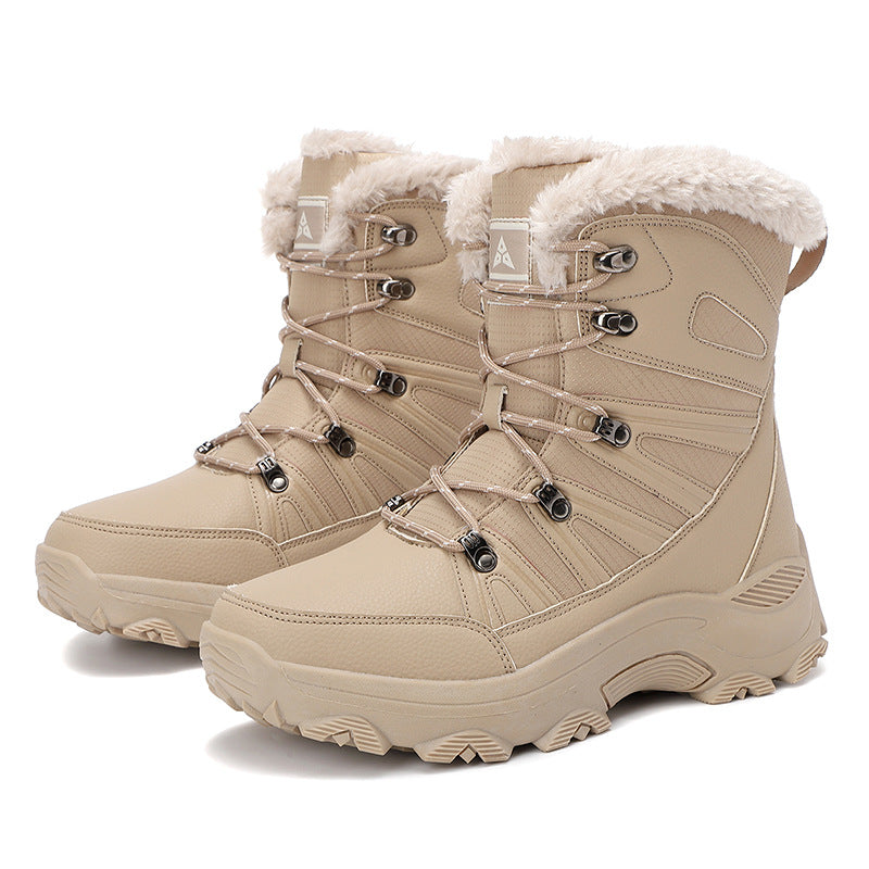 Damen Isolierte Winterstiefel mit rutschfester Sohle und warmem Innenfutter Fudus
