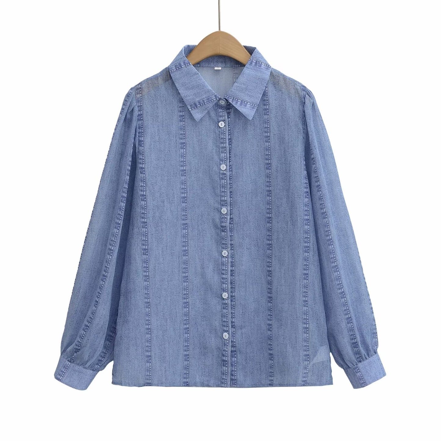 Damen Denim Bluse Fudus