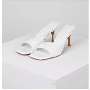 Damen Elegante Mules Hohe Fersen