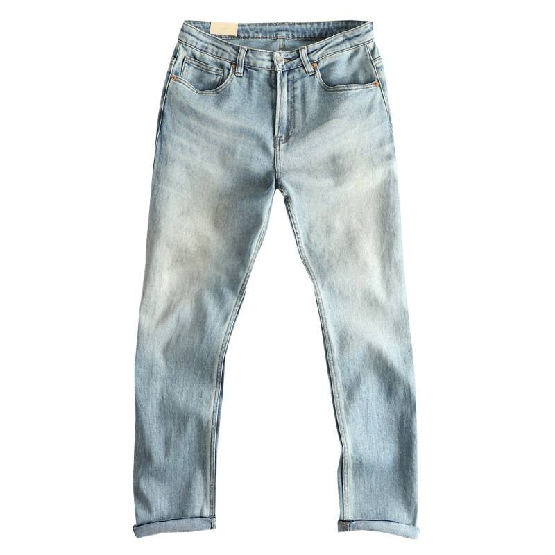 Damen Jeanshose im modernen Slim-Fit mit lässigem Design und hohem Bund Fudus