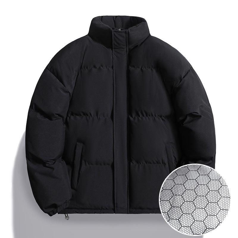 Damen isolierte Steppjacke mit hohem Kragen und praktischen Taschen Fudus