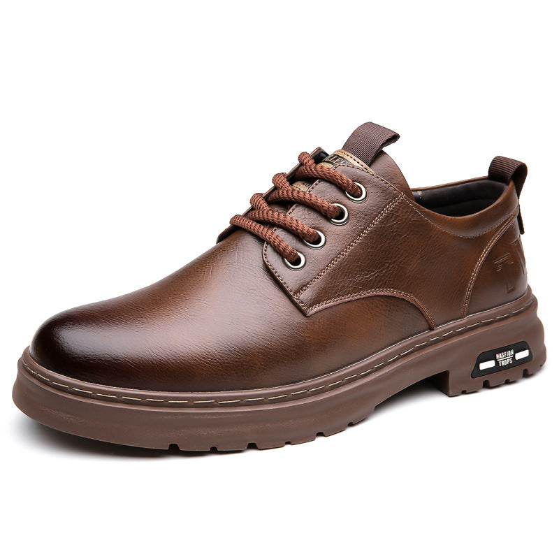 Leder-Schnürschuhe Herren Elegant Rutschfest
