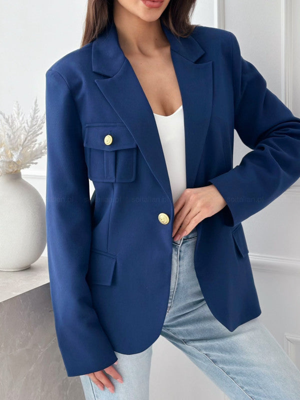 Damen Business Blazer mit eleganten Details Fudus