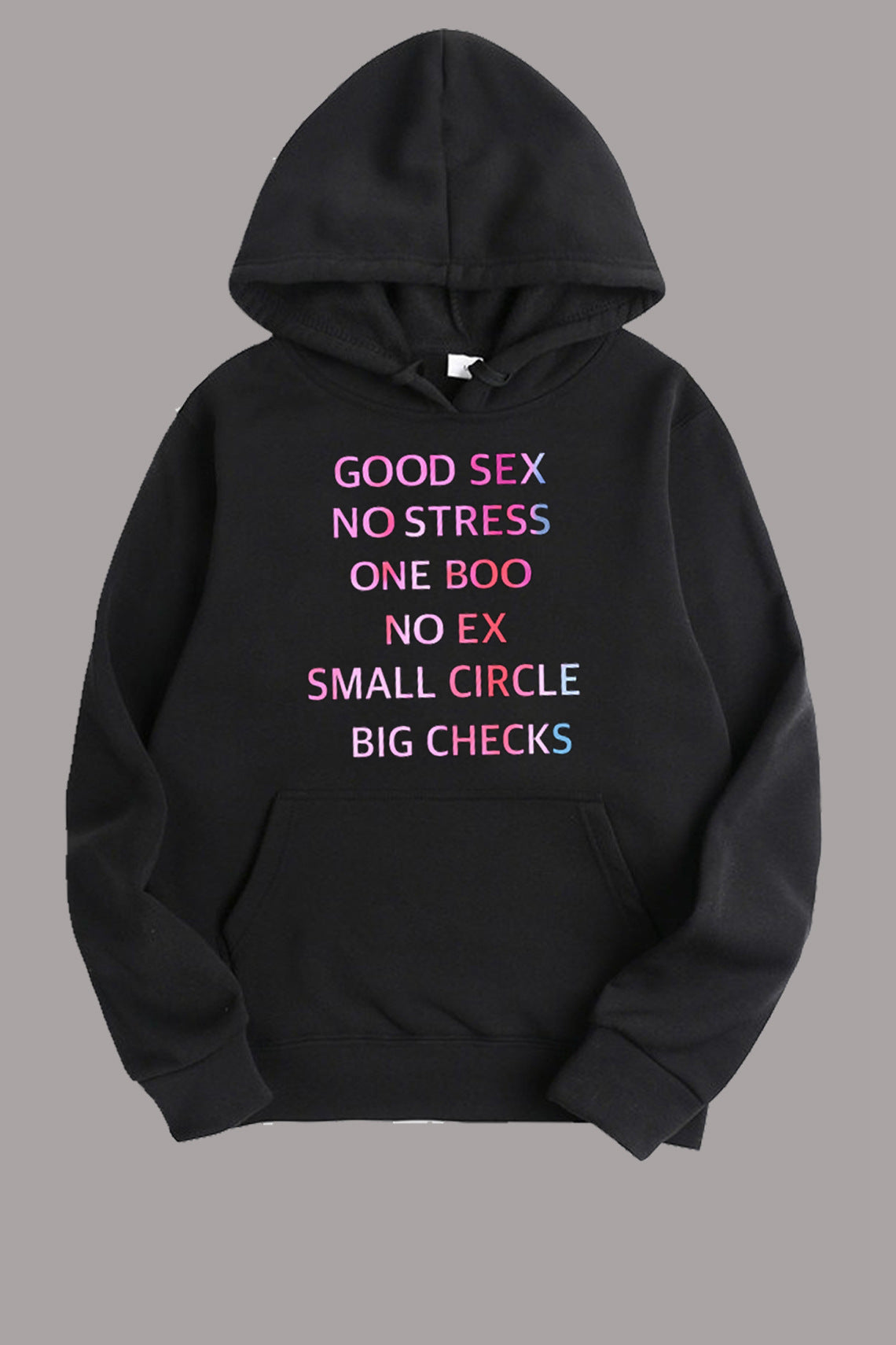 Damen Kapuzenpullover mit kreativem Spruch Fudus