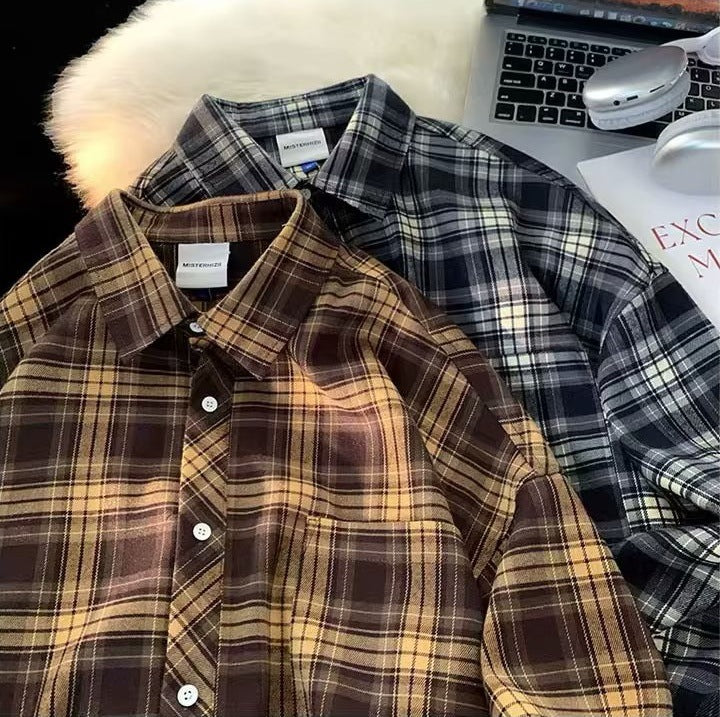 Damen Karo-Hemden mit lässigem Schnitt