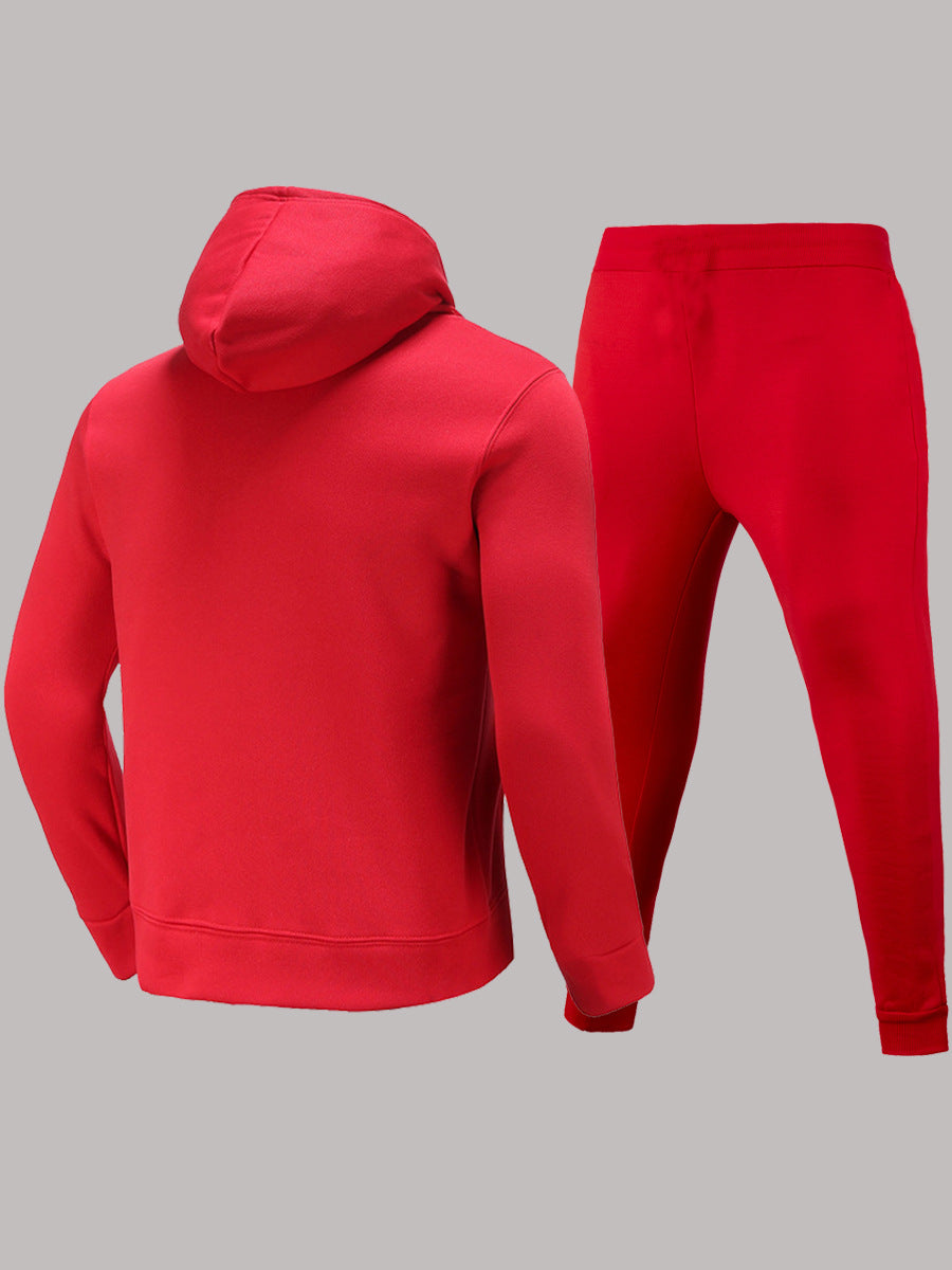 Damen Hoodie- und Jogginghose-Set mit festlichem Weihnachtsmotiv Fudus