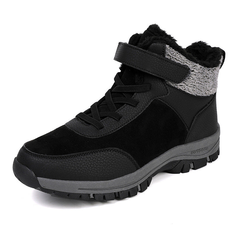 Damen Isolierte Winterstiefel mit verstellbarem Klettverschluss und weichem Innenfutter Fudus