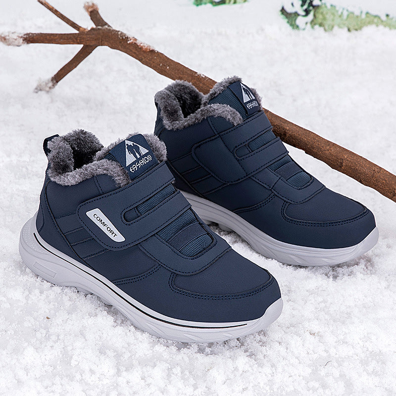 Damen isolierte Winter-Sneaker mit praktischem Klettverschluss und weichem Innenfutter Fudus