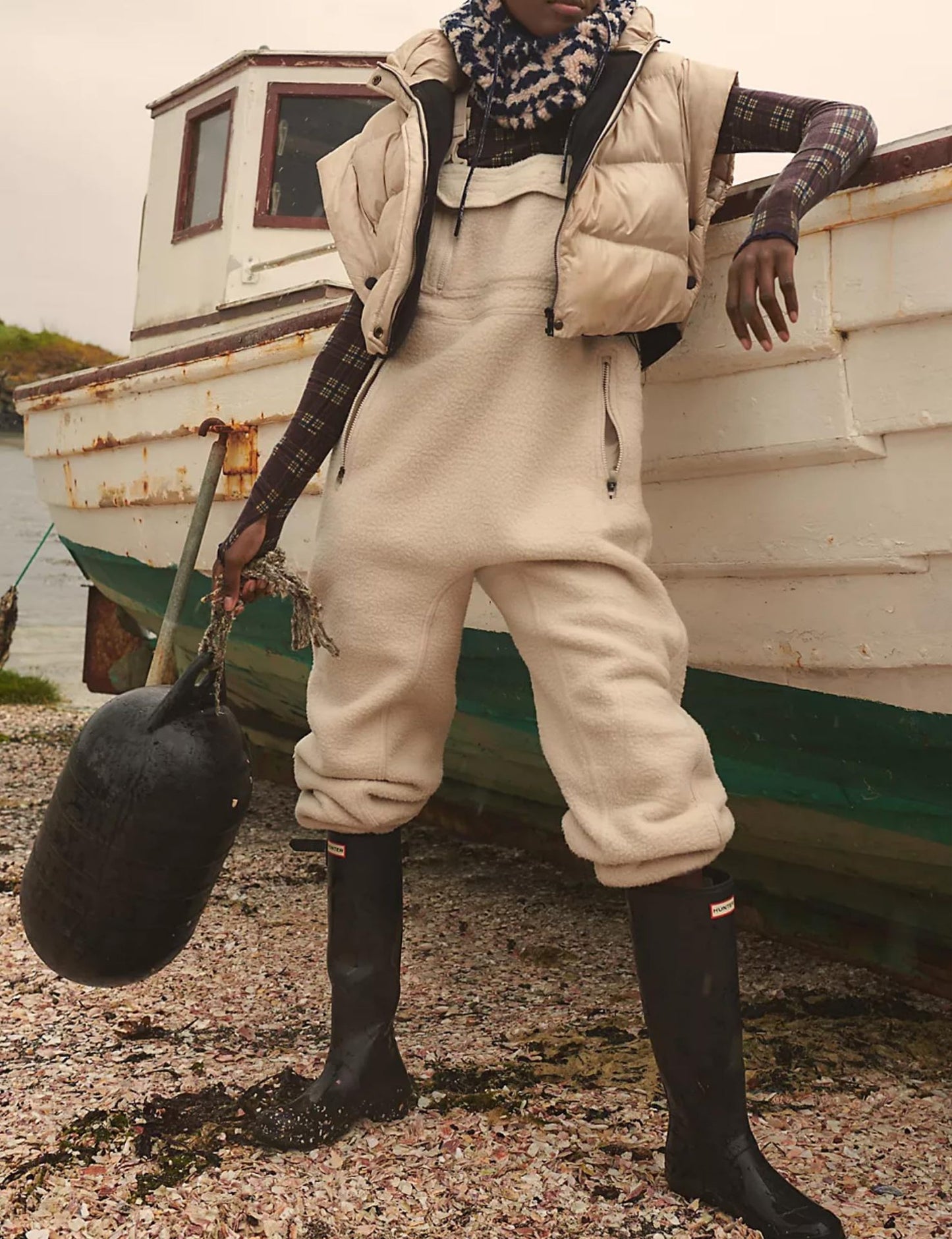 Latzhosen Damen Fleece Utility Warm