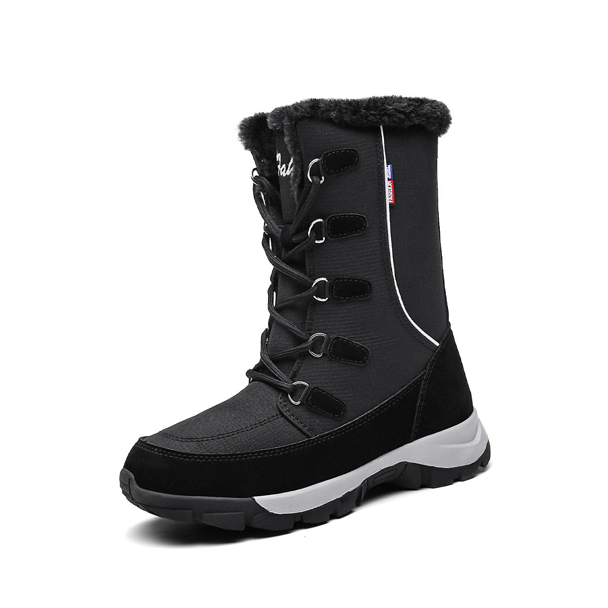 Damen isolierte Winterstiefel mit rutschfester Sohle und weichem Innenfutter Fudus
