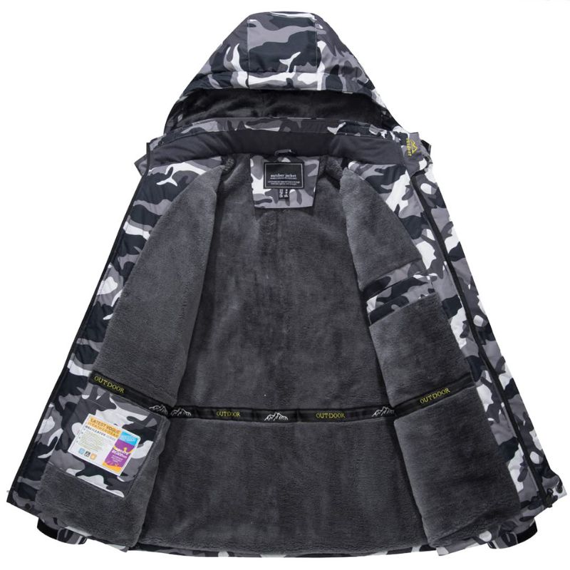 Herren Wasserdichte Winterjacke