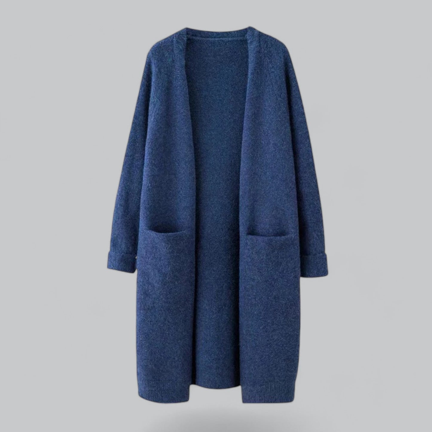 Fudus | Klassischer Langer Cashmere Strickjacke Für Frauen
