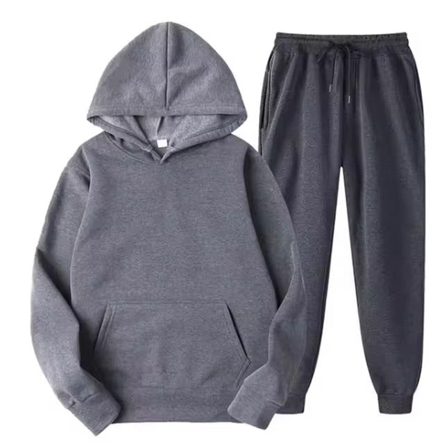 Gemütlicher Klassischer Jogginganzug Für Männer - Hoodie, Jogginghose