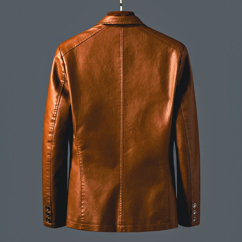 Herren Luxuriöse Lederjacke