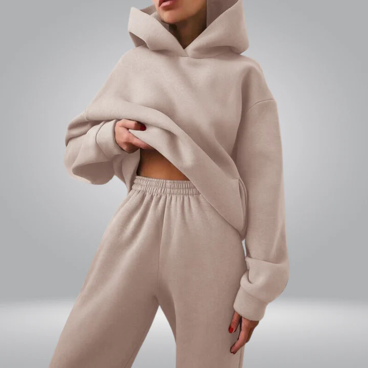 Fudus Damen Trainingsanzug - Hoodie & Jogginghose Lässig