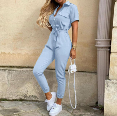 Jumpsuit Retro Stilvoll Ultimativer Tragekomfort