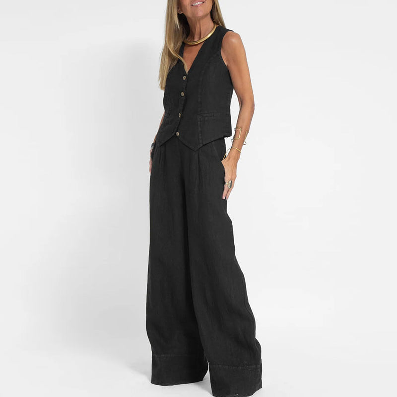 Hosenanzug Damen Weit Schick Komfort