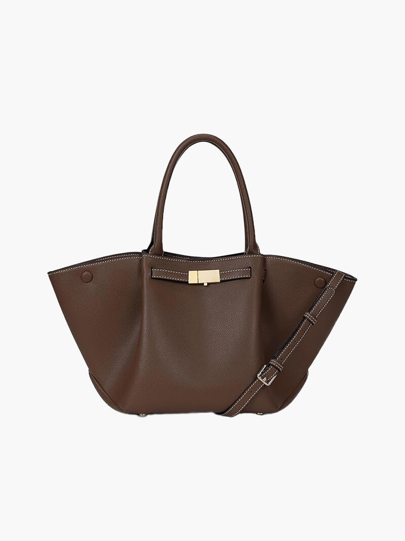 Damen Leder Shopper Tasche