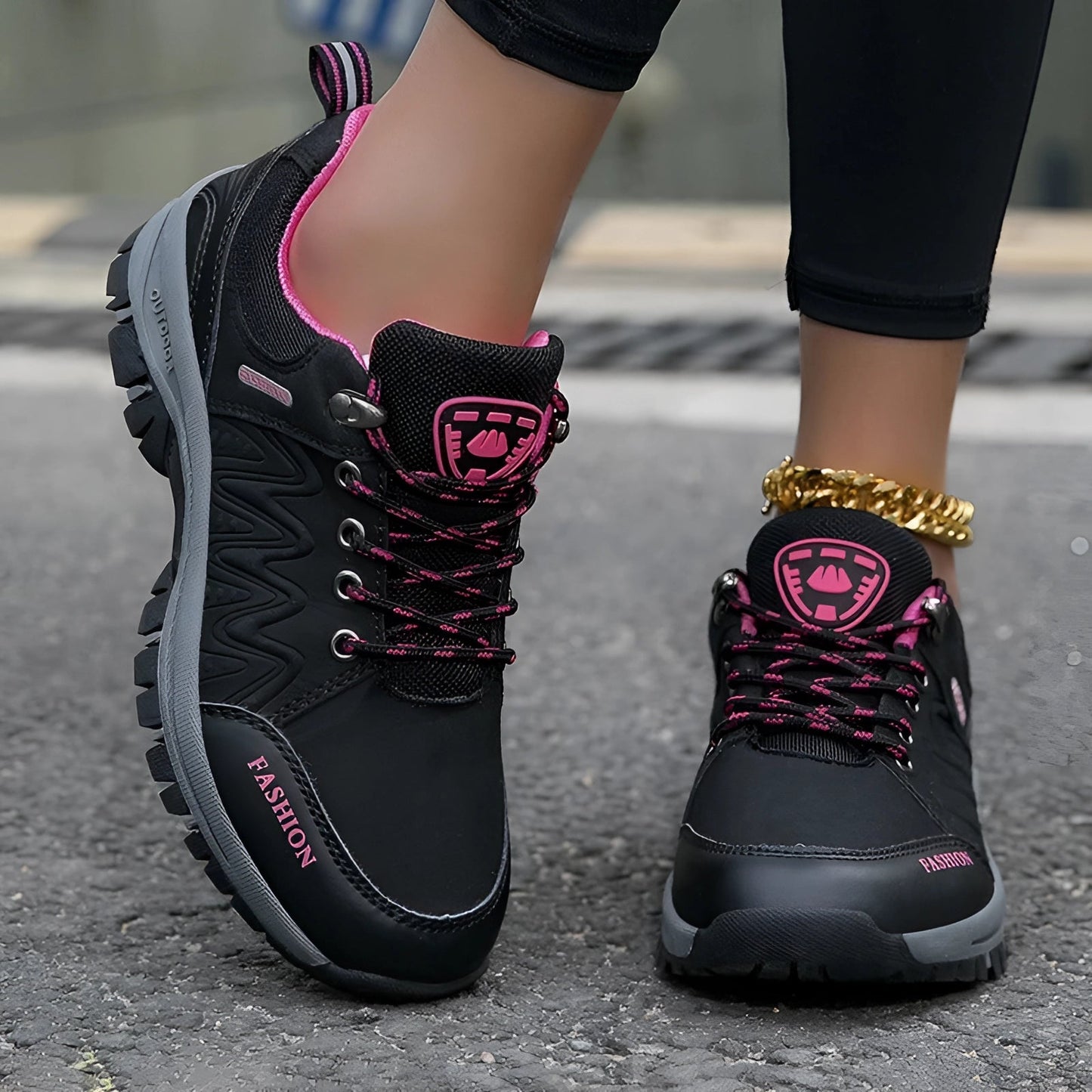 Damen Wasserdichte Wanderschuhe Mit Rutschfesten Trekking Sneakern