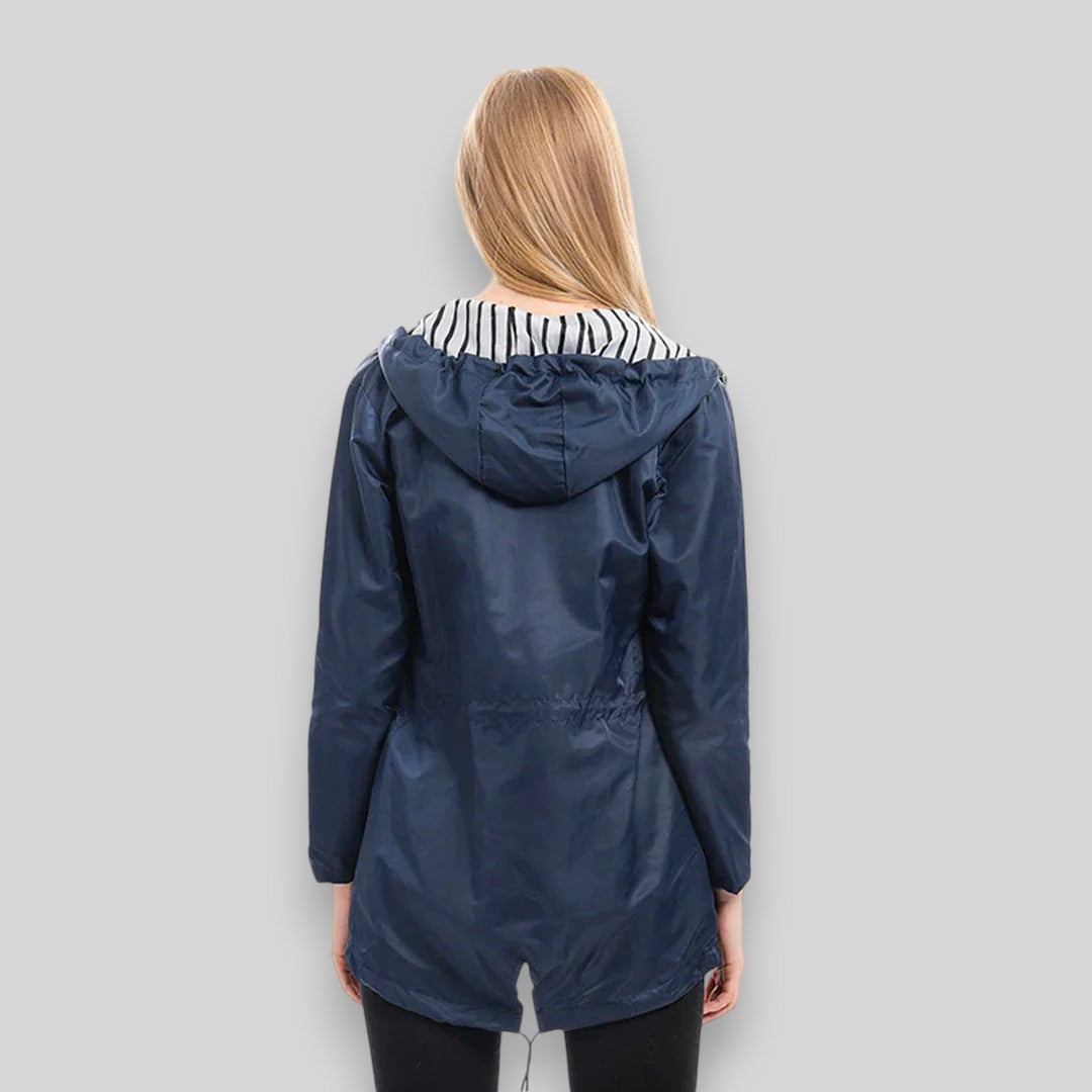 Damen Wasserabweisende Regenjacke
