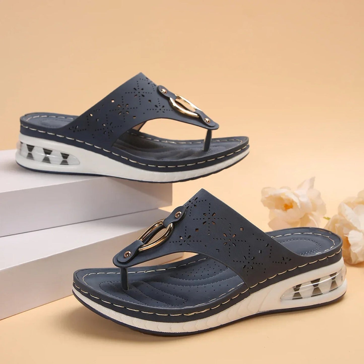 Pantoletten Outdoor Damen Schnalle