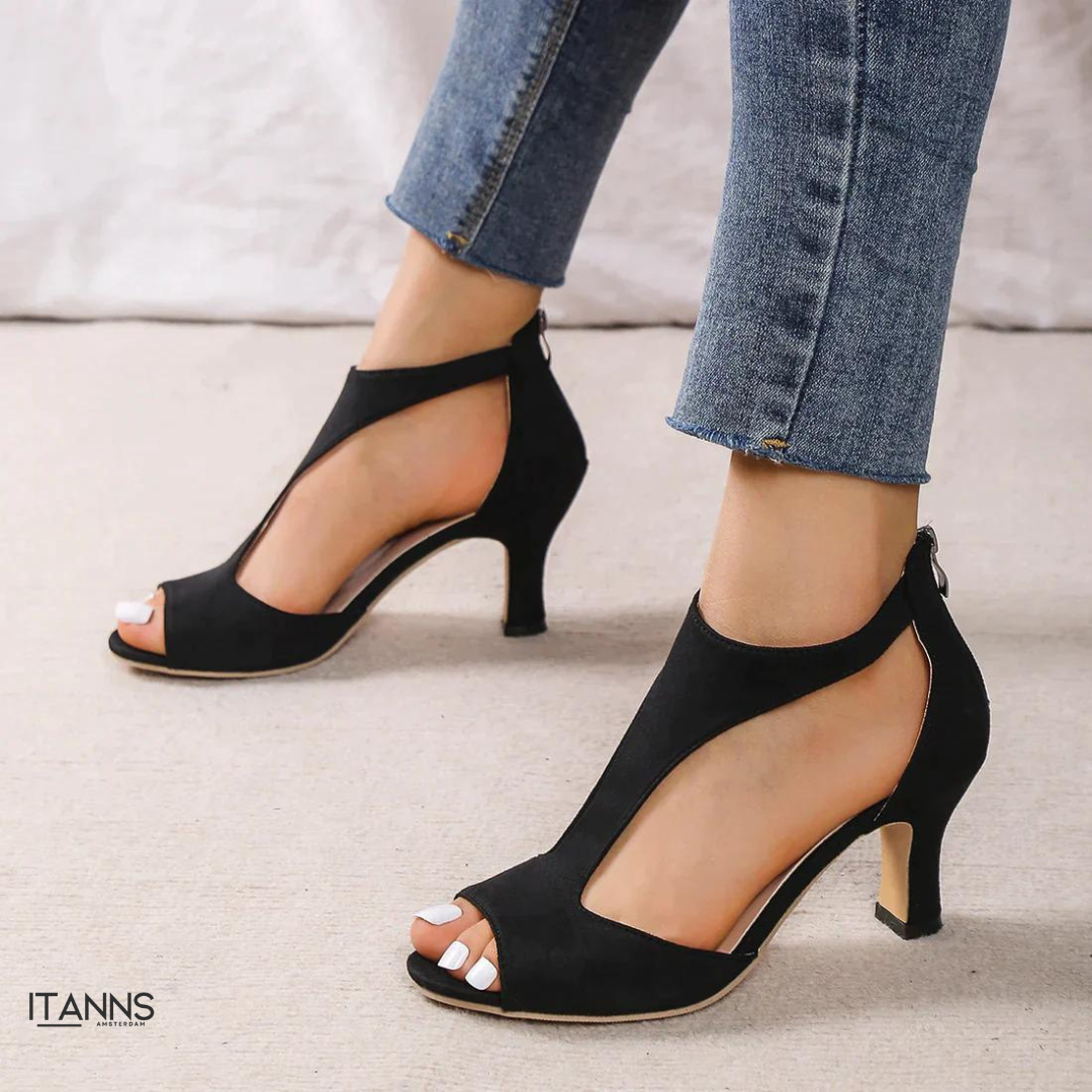 Orthopädische Leder hohe Absätze