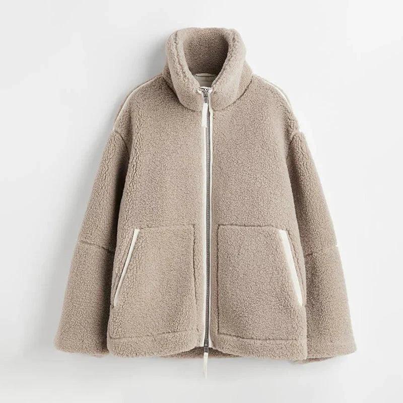 Damen Cozy Fleece Zip-Up Jacke
