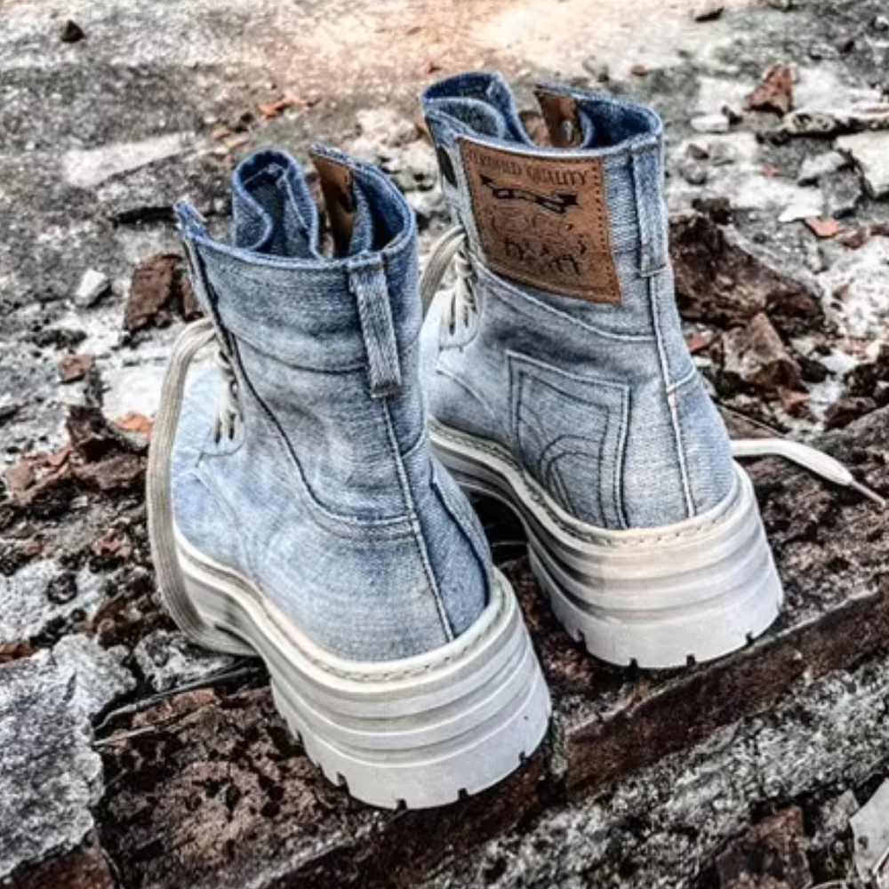 Damen Modische Schnürstiefel für Frauen