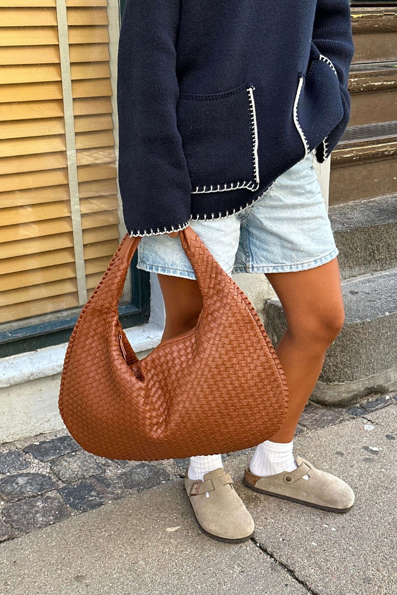 Damen Umhängetasche Schwarz Groß