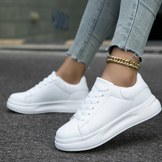 Damen Weiße Orthopädische Sneaker Für Komfort Und Stil