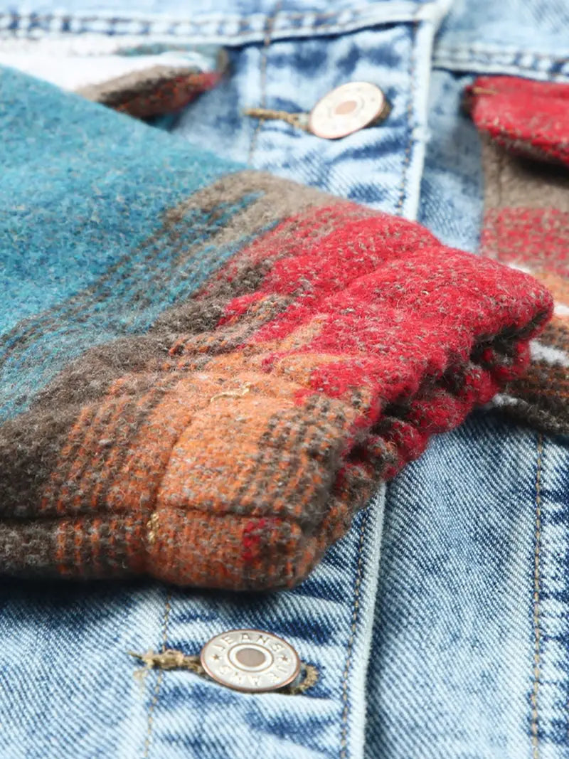 Damen Lässige Gedruckte Jacke