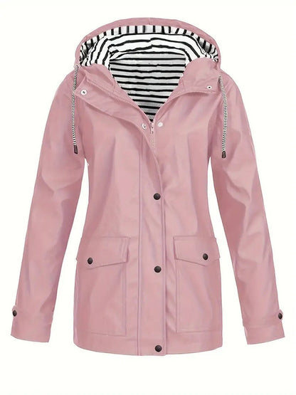 Regenjacke Wetterfest Eleganz Echtheit