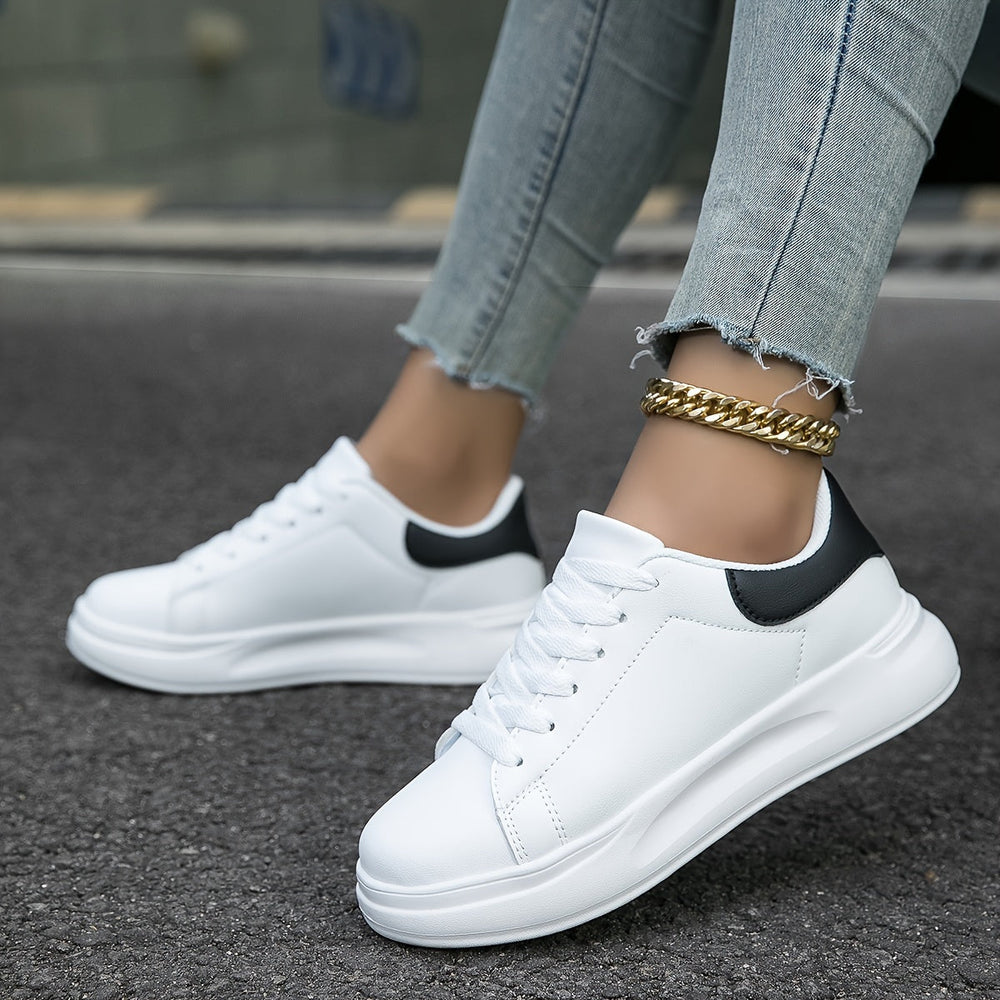 Damen Weiße Orthopädische Sneaker Für Komfort Und Stil