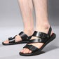 Sandalen Spaltleder Schnalle Zeitlos Komfort