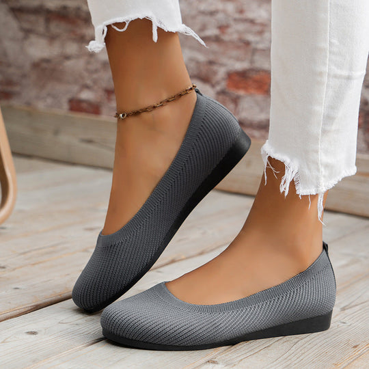 Damen Orthopädische Slip On Schuhe Atmungsaktiv Leicht Komfort