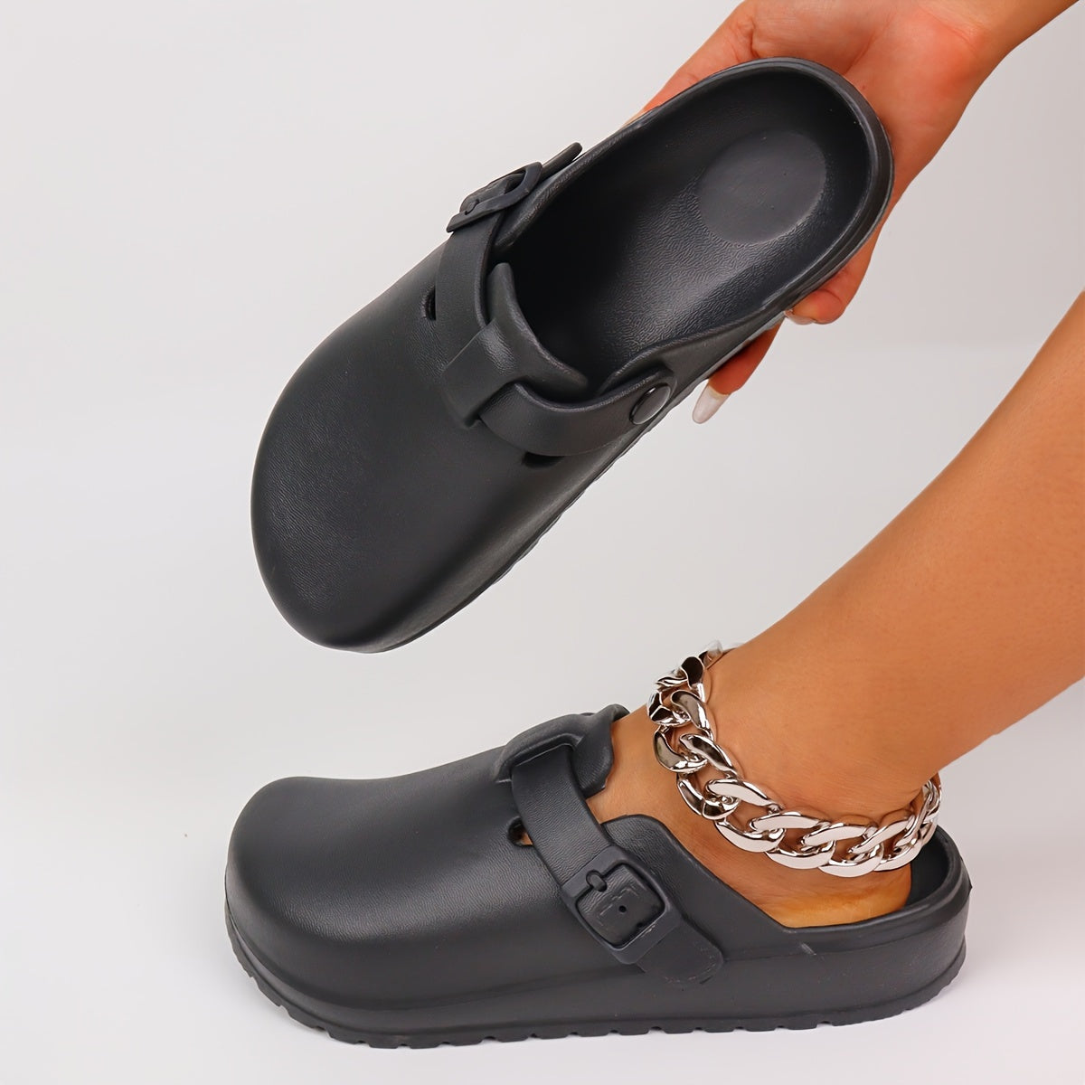 Damen Clogs Weiches Fußbett